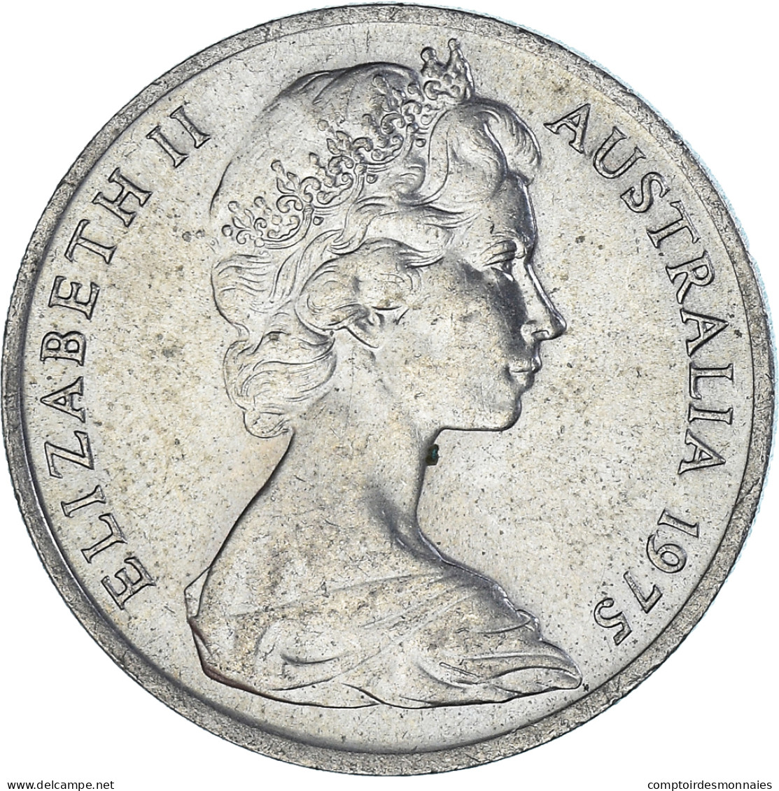 Monnaie, Australie, 10 Cents, 1975 - 10 Cents