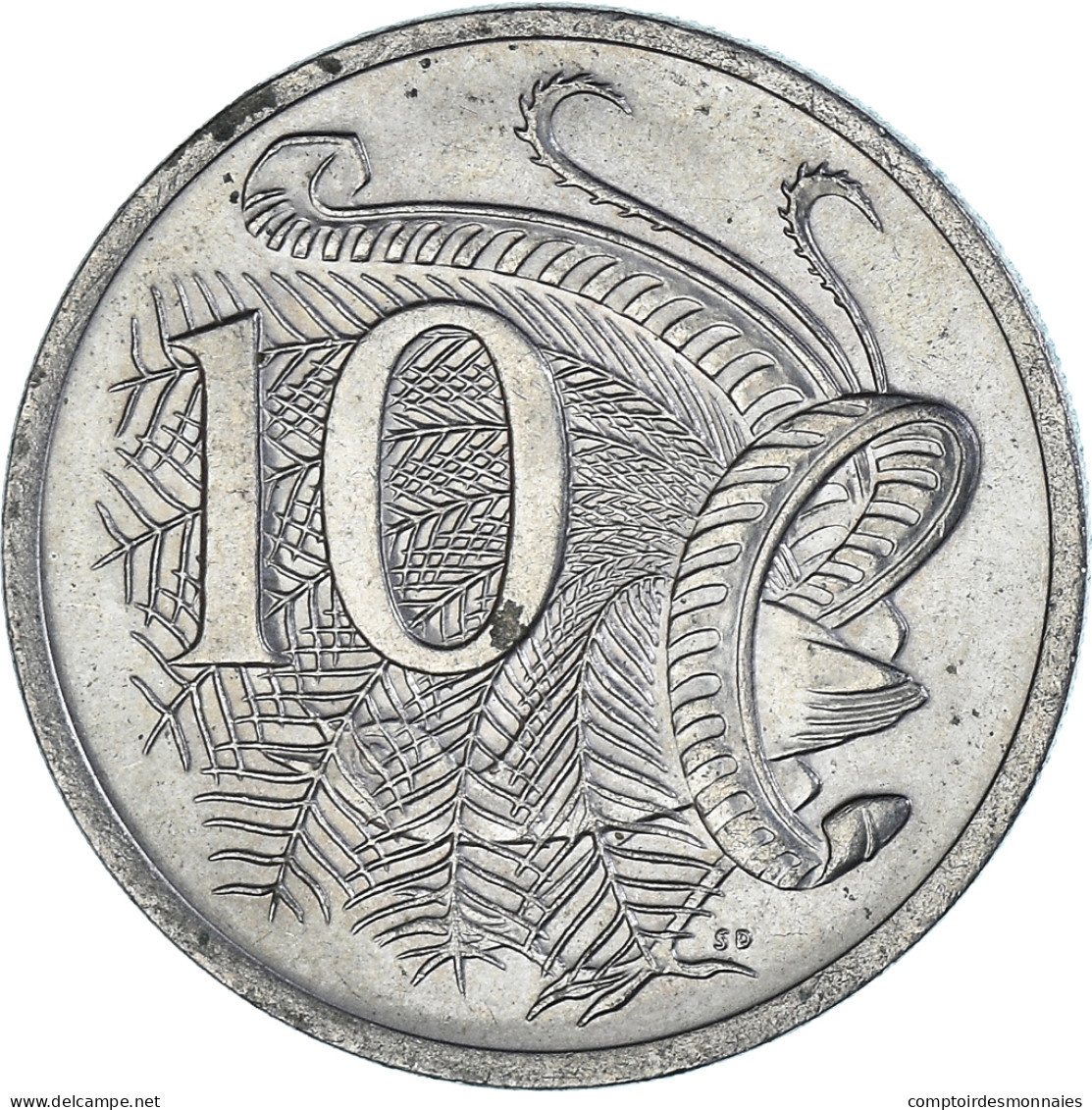 Monnaie, Australie, 10 Cents, 1975 - 10 Cents