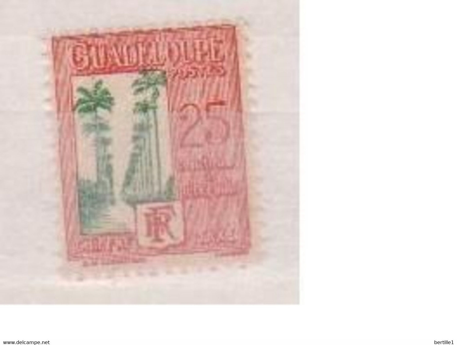 GUADELOUPE         N°  YVERT   TAXE  31  NEUF AVEC CHARNIERES      ( CHARN  01 / 28  ) - Timbres-taxe