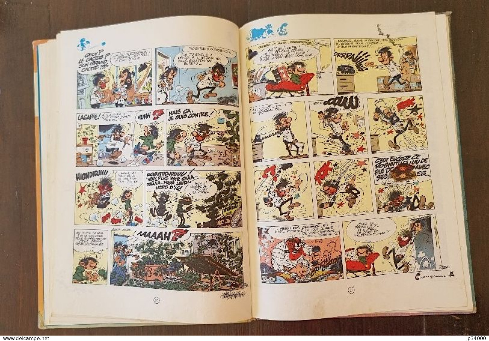 GASTON LAGAFFE le géant de la gaffe N°10. Dos rond. Editions Dupuis. 1974