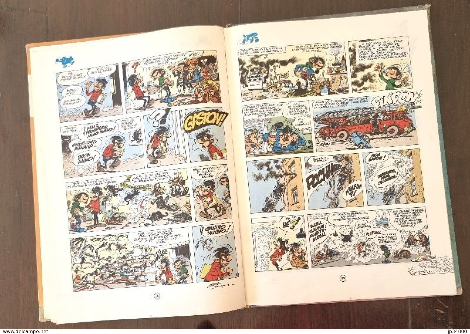 GASTON LAGAFFE le géant de la gaffe N°10. Dos rond. Editions Dupuis. 1974