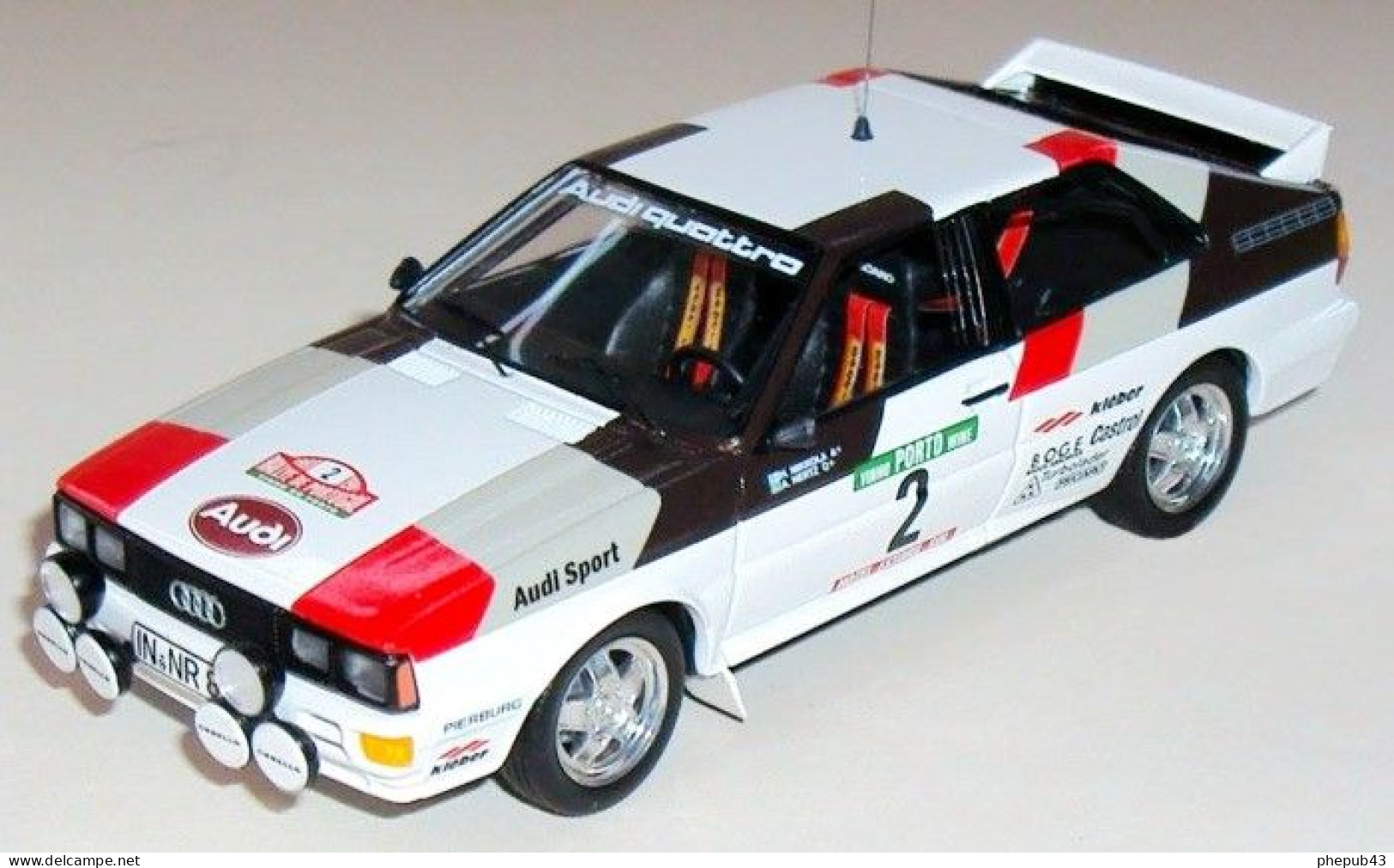 Audi Quattro - Rally Portugal 1981 #2 - Hannu Mikkola/A.Hertz - Troféu - Trofeu