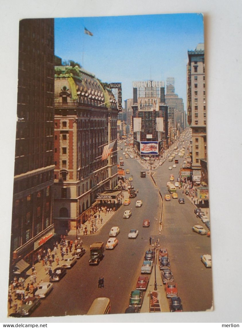 D197074  US New York  -Time Square  -cancel Flushing N.Y. 1960 To Hungary - Time Square