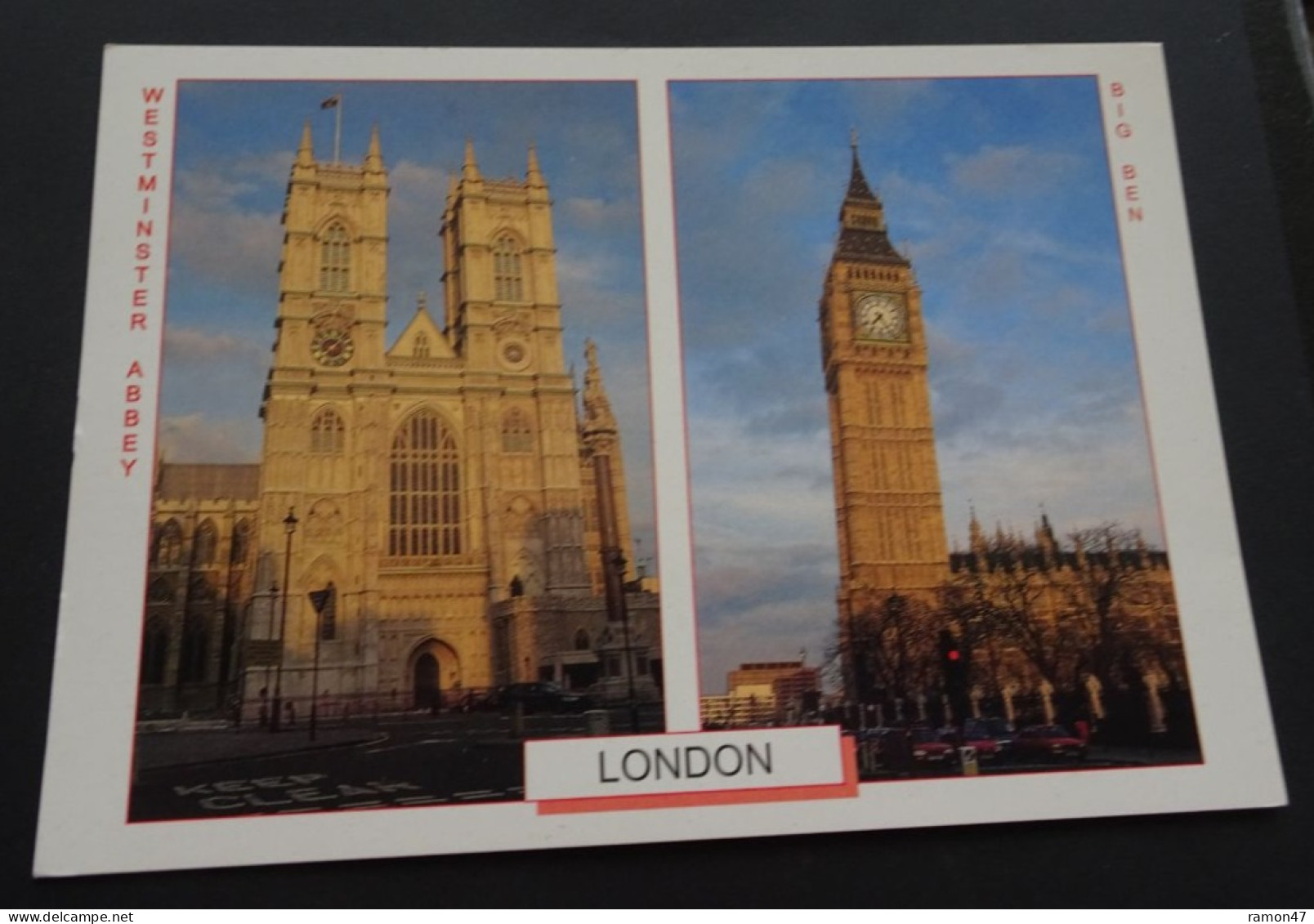 Westminster Abbey - Big Ben, London - Kardorama, Herts - # L44 - London - Westminster Abbey