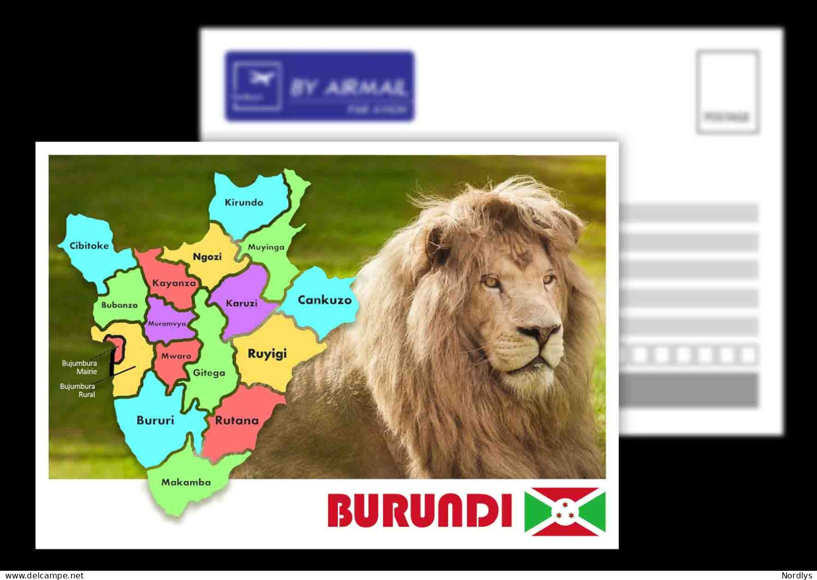 Burundi / Postcard / View Card / Map Card - Burundi