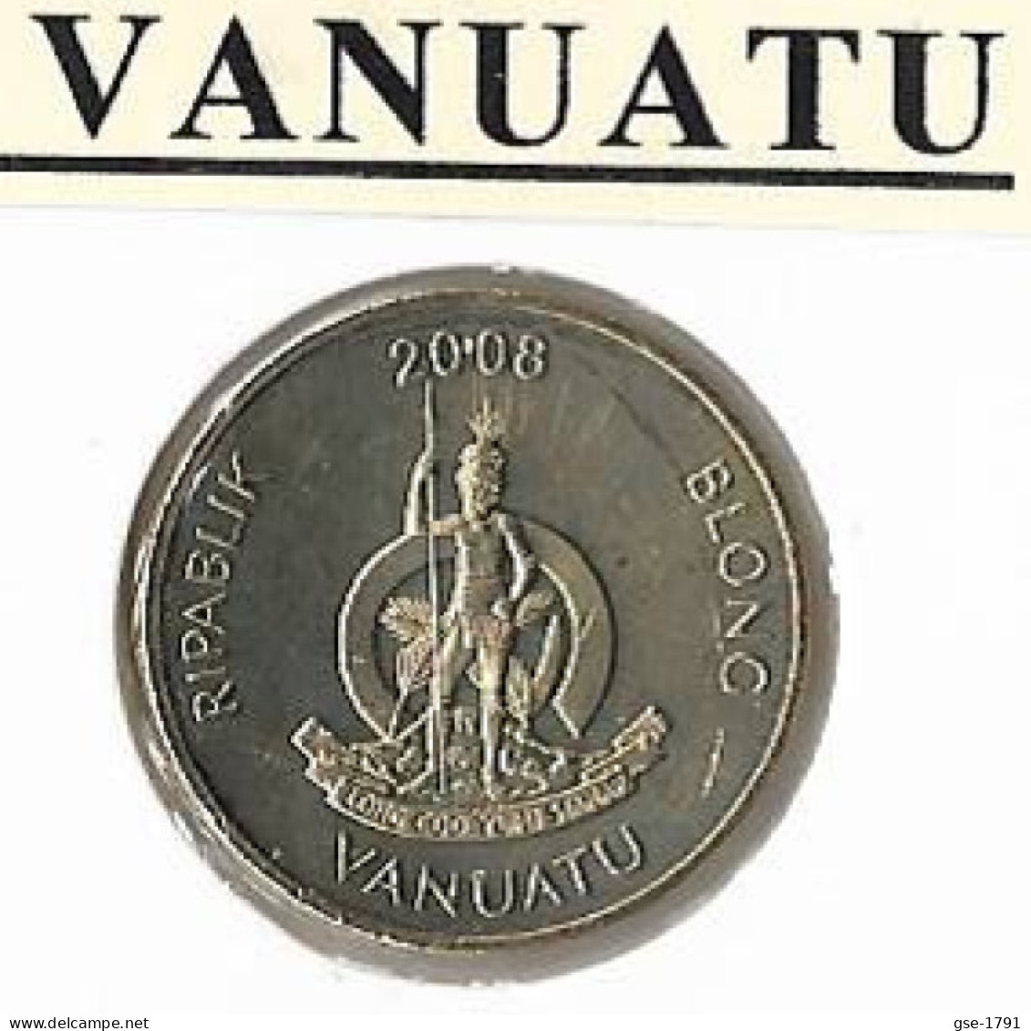 VANUATU 100 Vatu   émission Après L'indépendance.  100 VATU. 2008 AUNC - Vanuatu