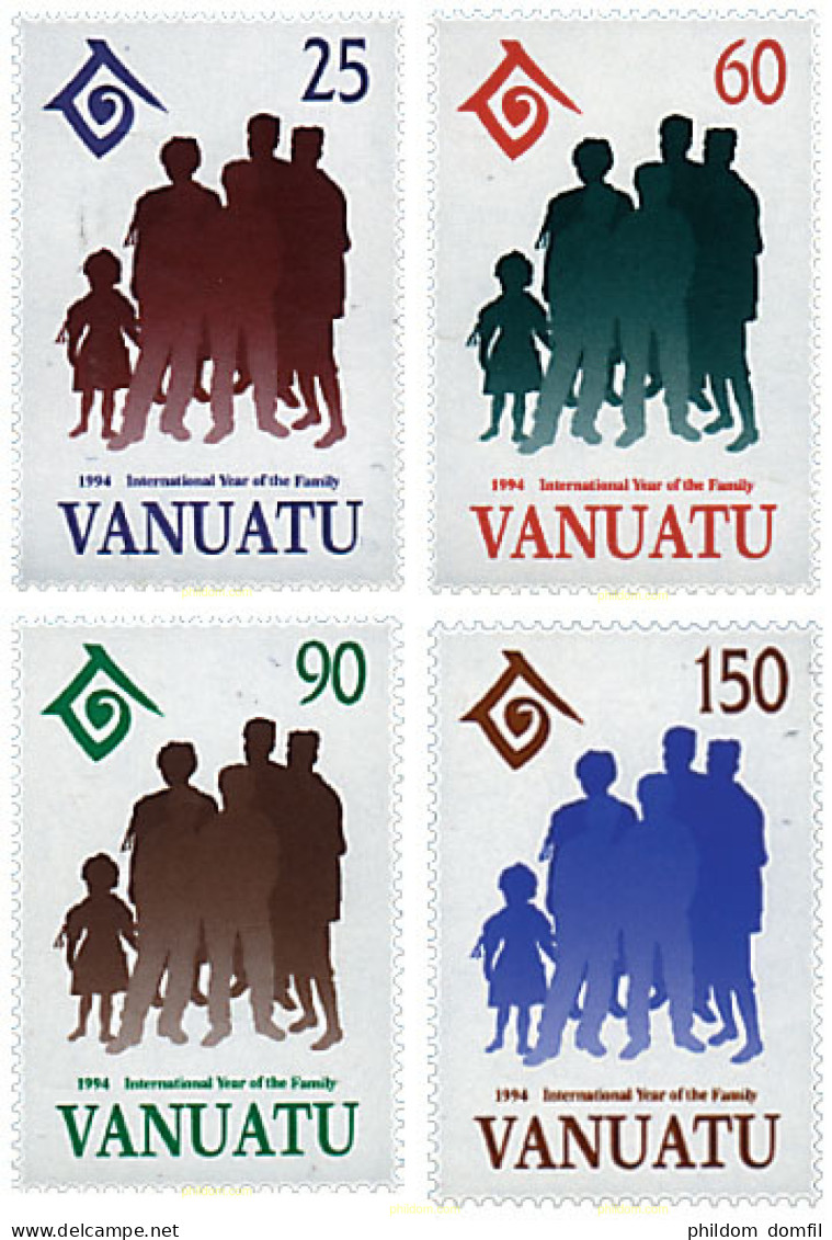 45824 MNH VANUATU 1994 AÑO INTERNACIONAL DE LA FAMILIA - Vanuatu (1980-...)