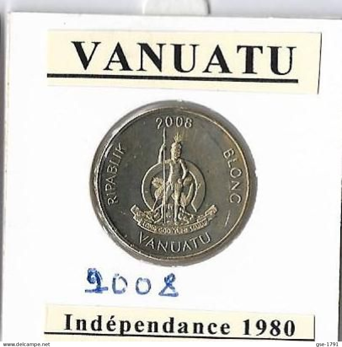 VANUATU 100 Vatu   émission Après L'indépendance.  100 VATU. 2008 AUNC - Vanuatu