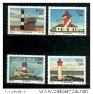 REPUBLIC OF SOUTH AFRICA, 1988, MNH Stamp(s) Lighthouses,  Nr(s) 739-742 - Nuovi