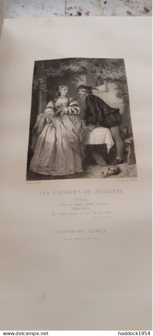 oeuvres de ALFRED DE MUSSET charpentier 1867