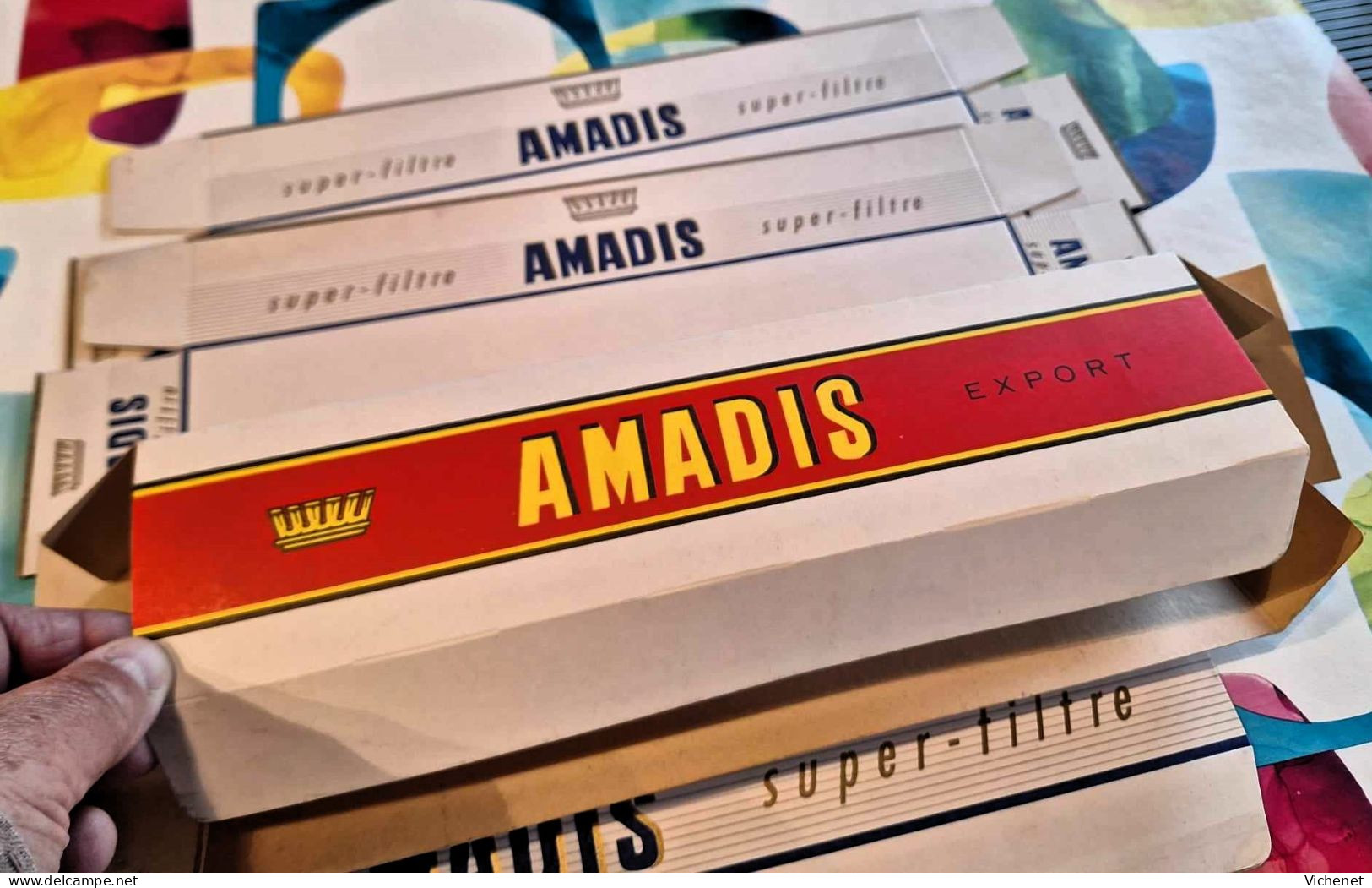 Cigarette Amadis Export - Amadis Super Filtre - 3 Emballages De Farde En Carton - Unique - Werbeartikel