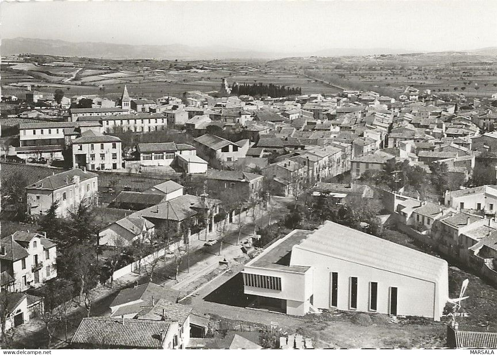 CPSM Paulhan Vue Générale Salle Des Fêtes - Paulhan