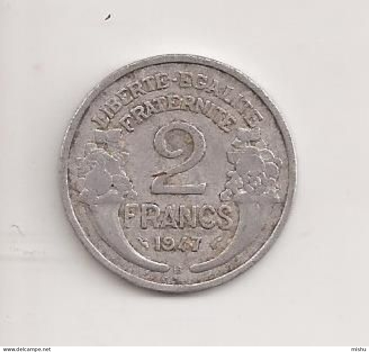 FRANCE 2 FRANCS 1947  V1 - Sonstige & Ohne Zuordnung