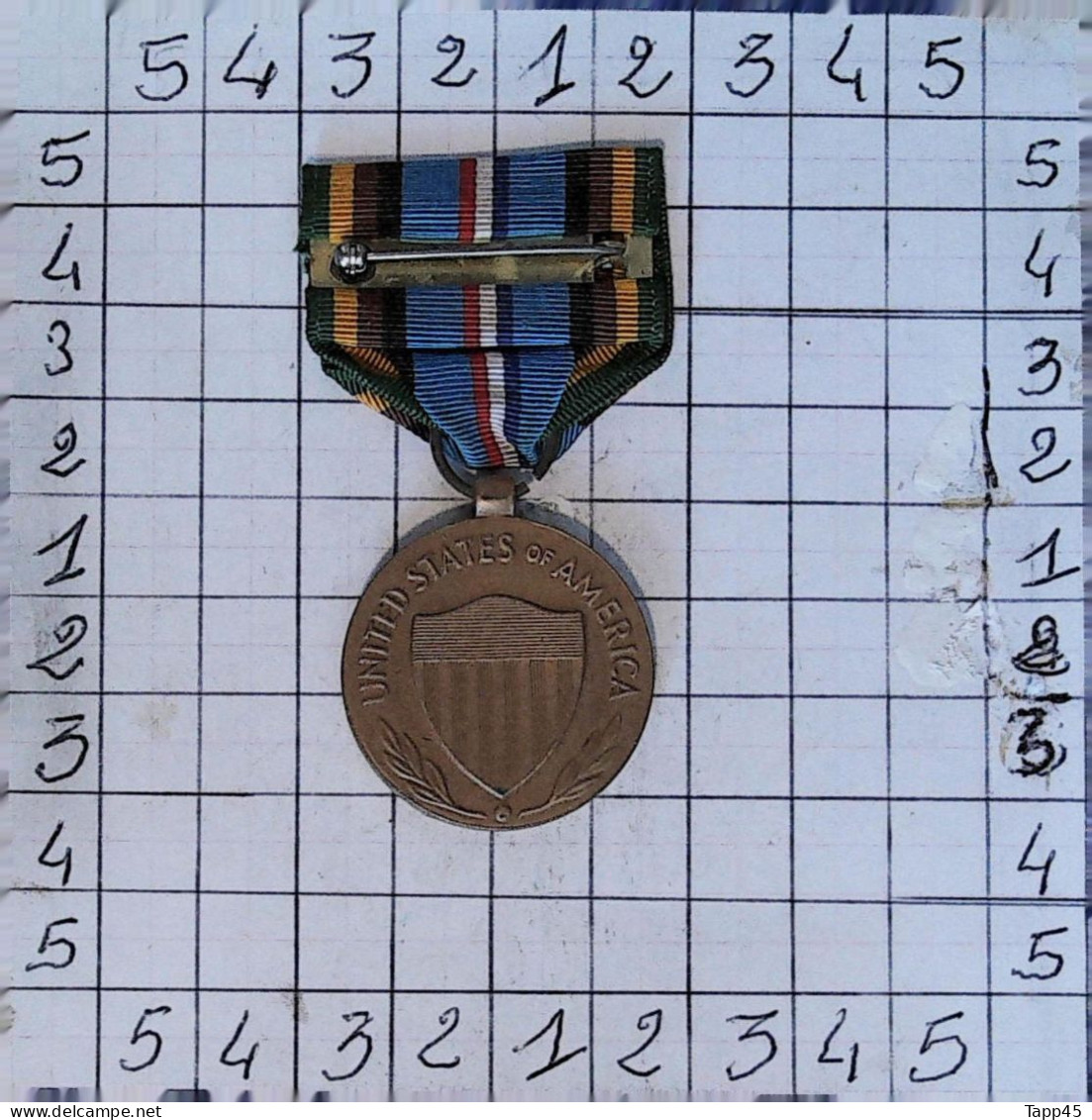 Médailles & Décorations >Armed Forces Expeditionary Medal > Réf:Cl USA P 5/ 5