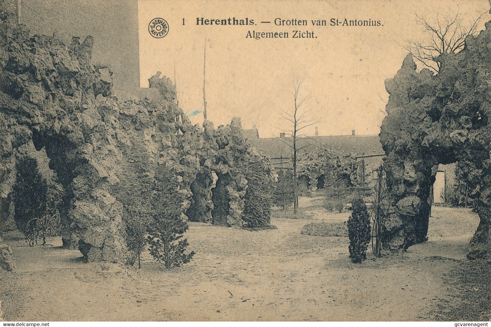 HERENTALS  GROTTEN VAN ST ANTONIUS  ALGEMEEN ZICHT           2 AFBEELDINGEN - Herentals