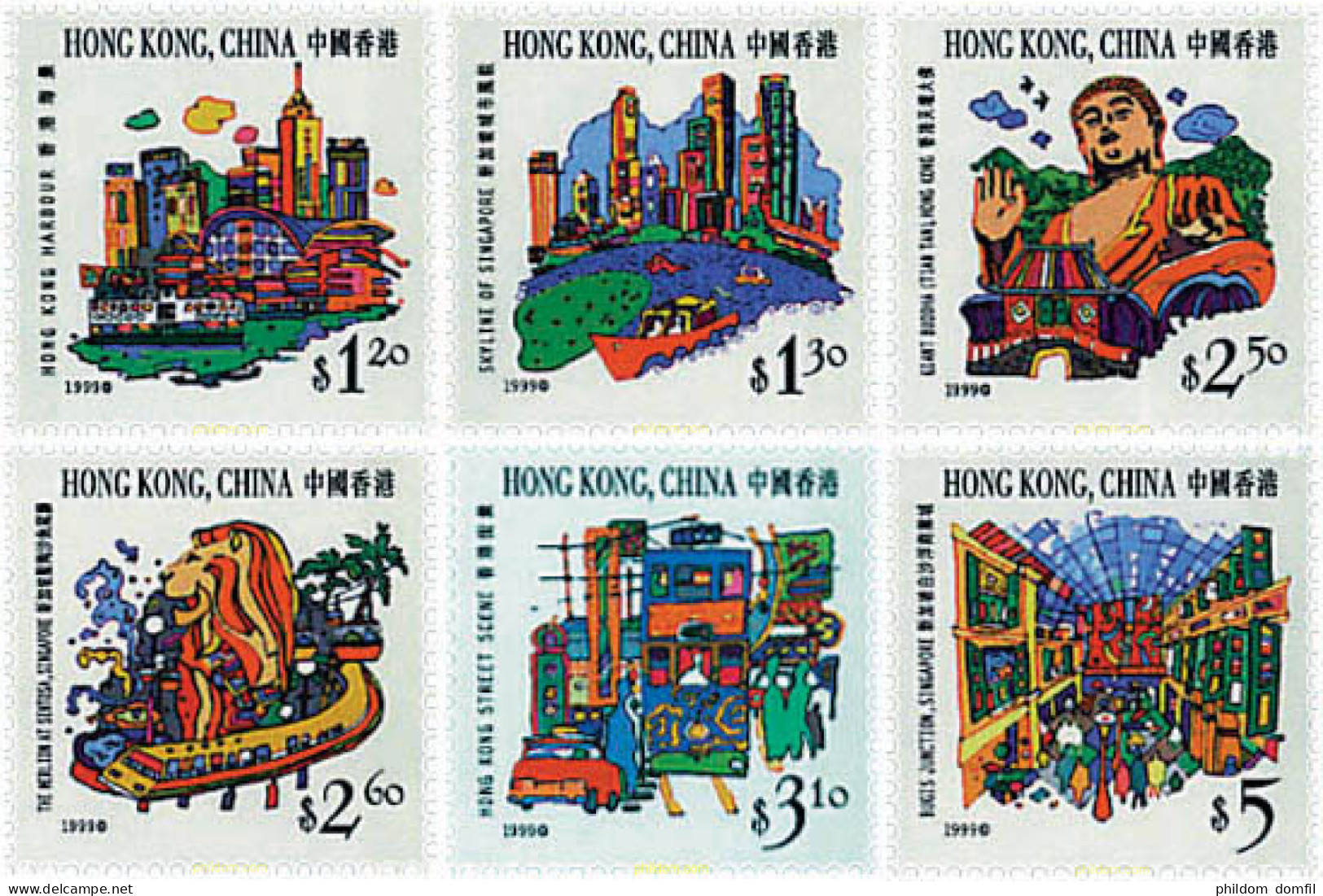 74927 MNH HONG KONG 1999 TURISMO - Lots & Serien