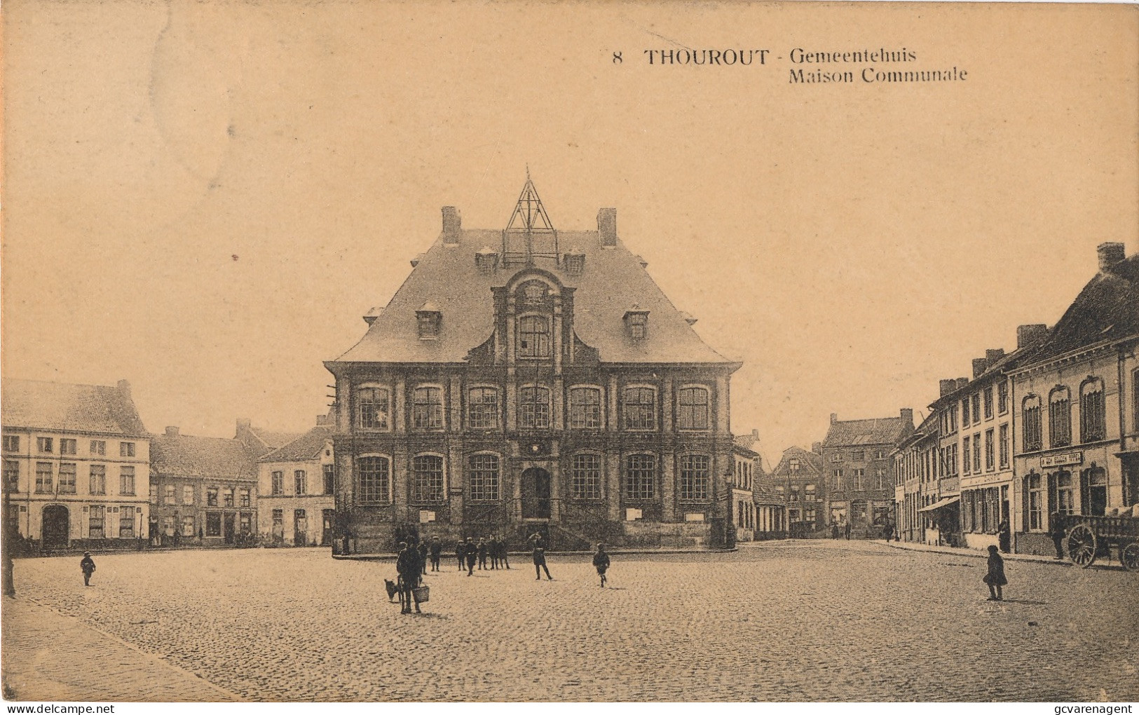 THOUROUT  GEMEENTEHUIS             2 AFBEELDINGEN - Torhout