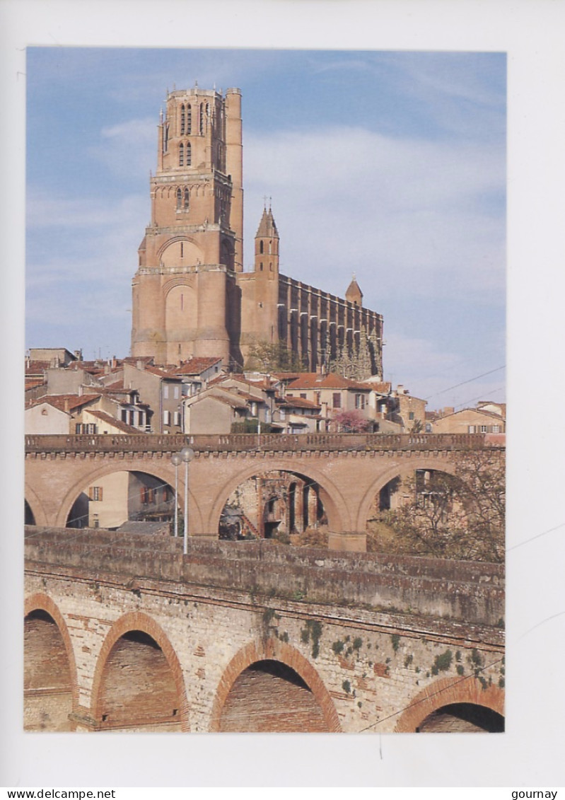 Albi Ville D'art : La Basilique Sainte Cécile (ponts) Cp Vierge N°01219 - Albi