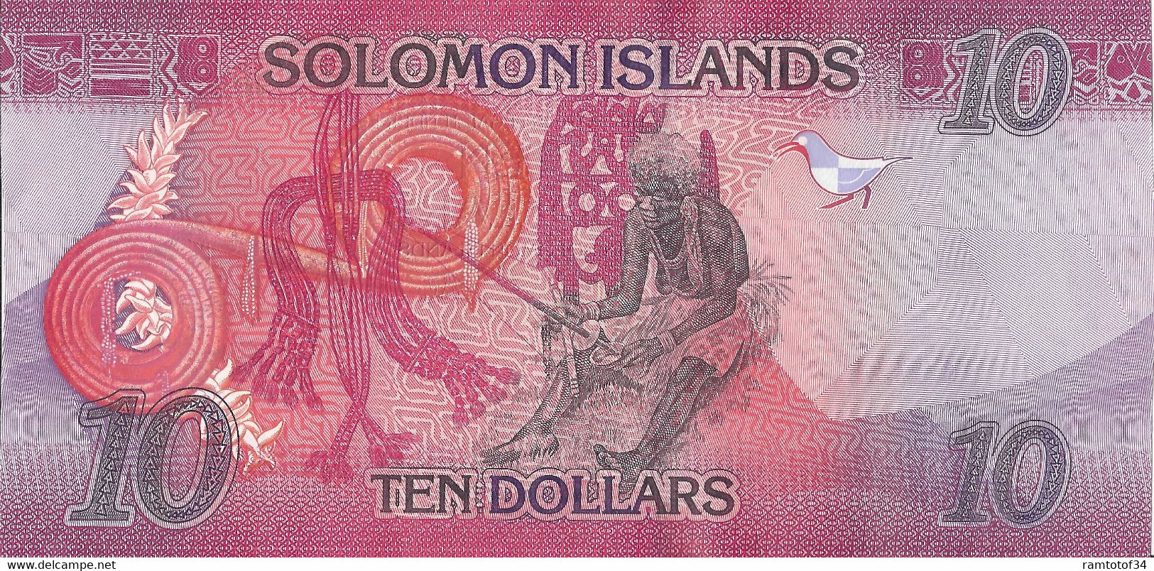 SOLOMONS ISLANDS - 10 Dollars 2017 UNC - Solomon Islands