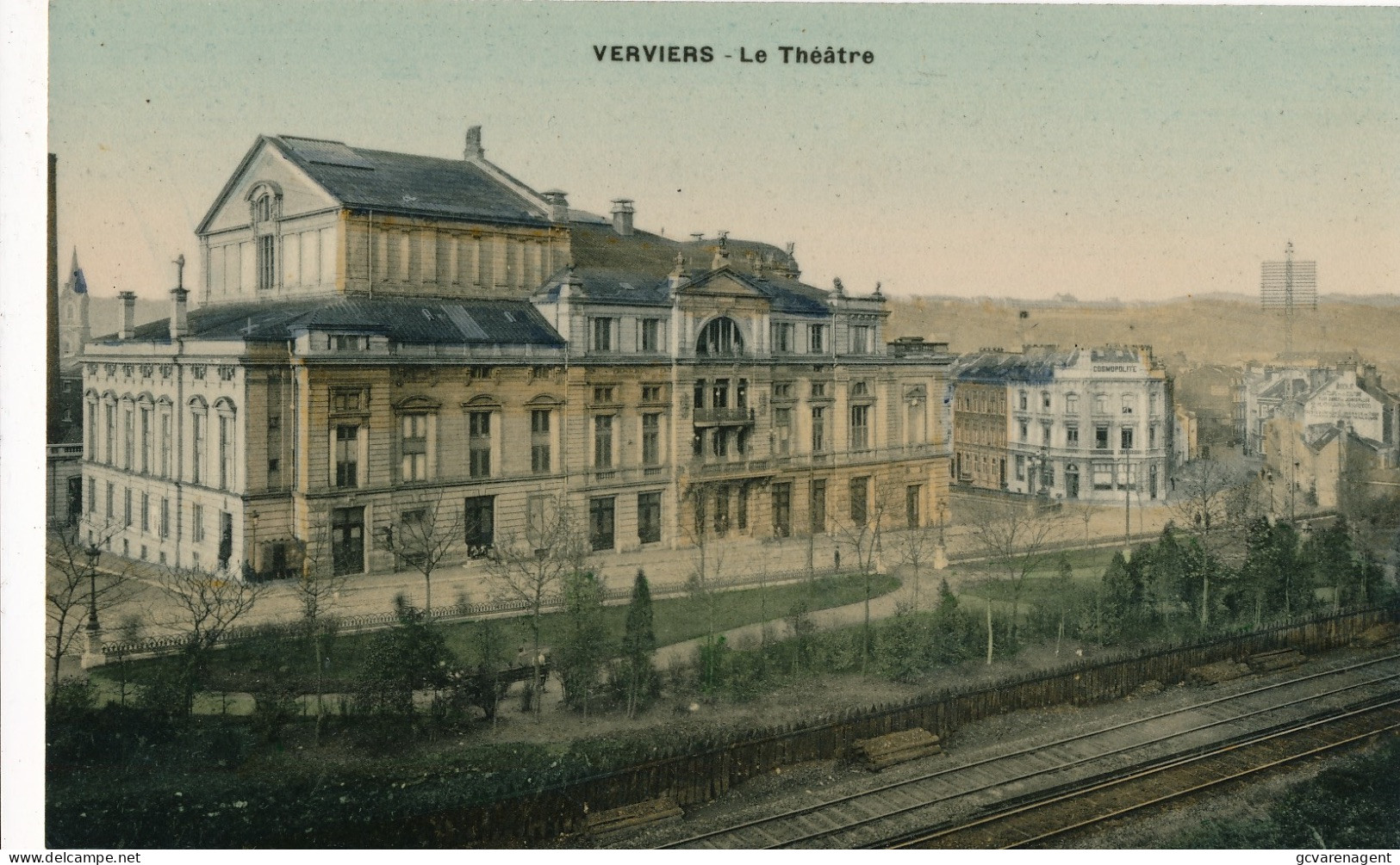 VERVIERS  LE THEATRE        2 AFBEELDINGEN - Verviers