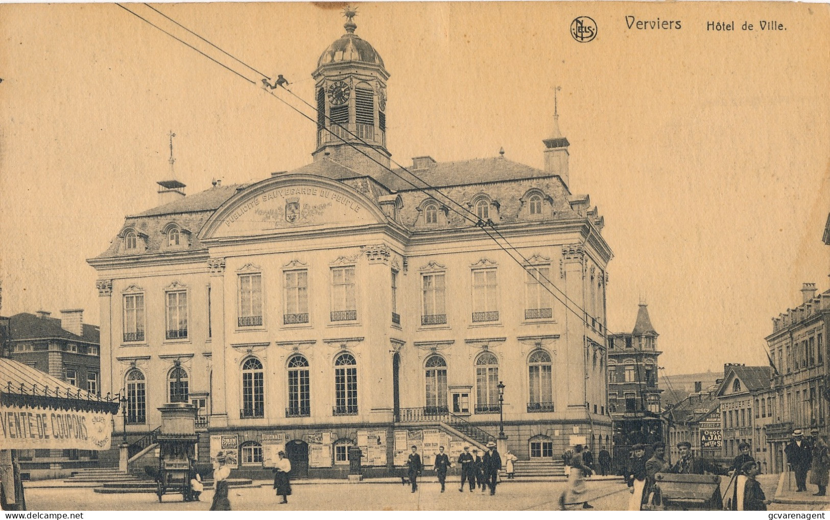 VERVIERS  HOTEL DE VILLE    2 AFBEELDINGEN - Verviers