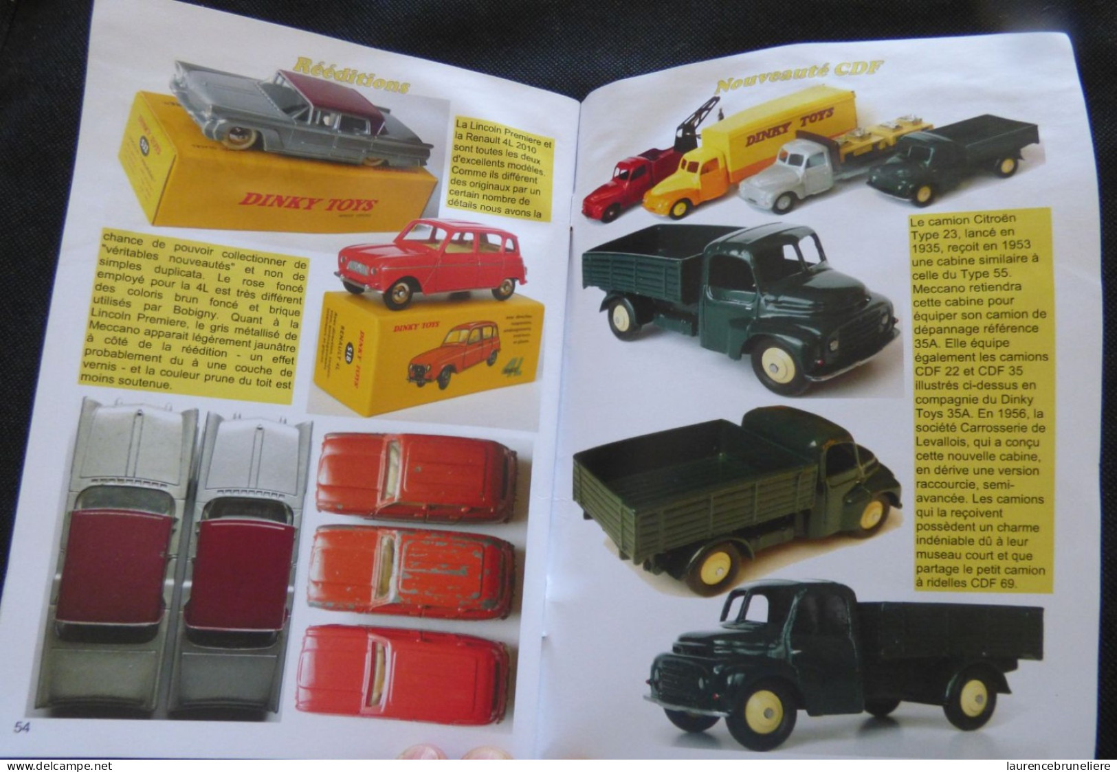 DINKY MAGAZINE  - JANVIER 2011 - CITROEN AMI 6 ET TRACTEUR FIELD MARSHALL-  N°85