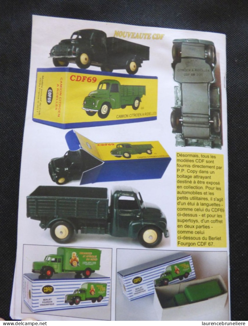 DINKY MAGAZINE  - JANVIER 2011 - CITROEN AMI 6 ET TRACTEUR FIELD MARSHALL-  N°85