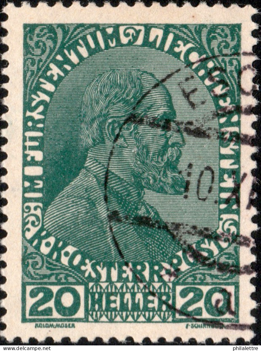 LIECHTENSTEIN - 1919 - Mi.8 - 20h Dark Bluish-green - VF Used (ESCHEN Cds) - Gebraucht