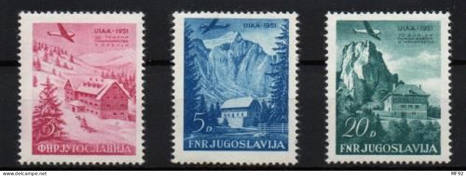 Yugoslavia (aéreo) Nº 42/44. - Airmail