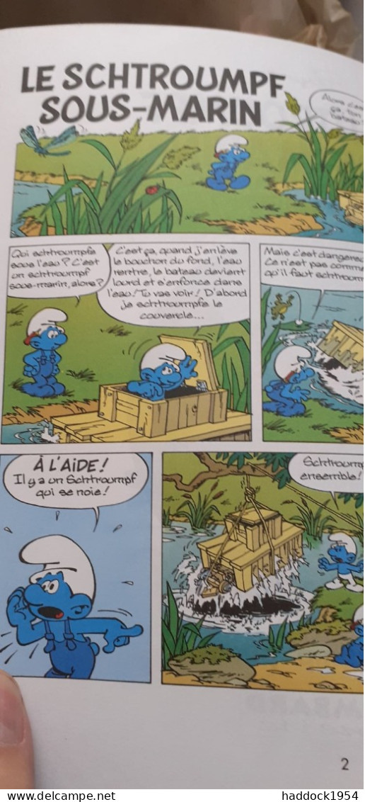 Le Schtroumpf Sous-marin Et Le Schtroumpf Puant PEYO Le Lombard Jeunesse 1996 - Schtroumpfs, Les