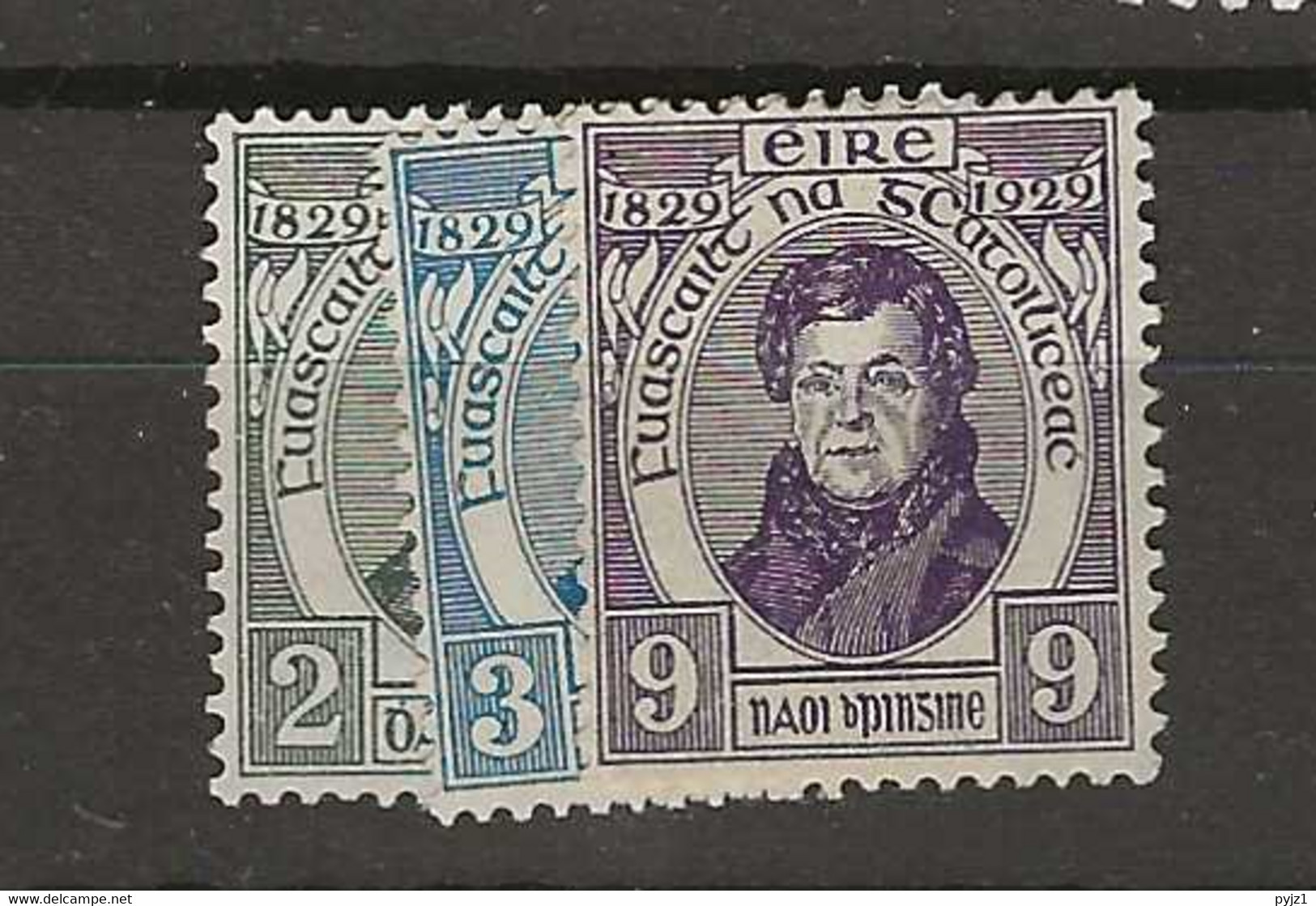 1929 MH Ireland Mi 52-54 - Unused Stamps