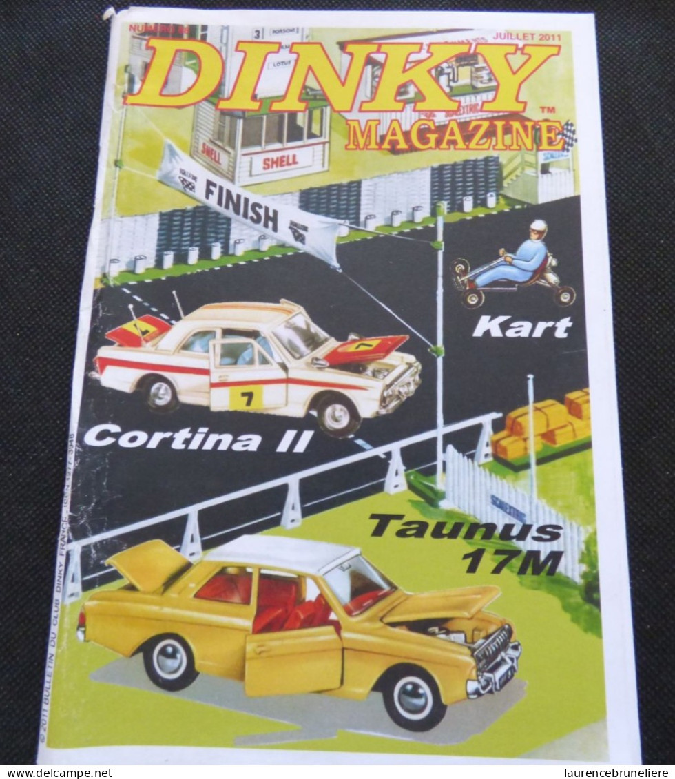 DINKY MAGAZINE  - JUILLET 2011 - CORTINA II - TAUNUS 17 M - N° 88 - Auto