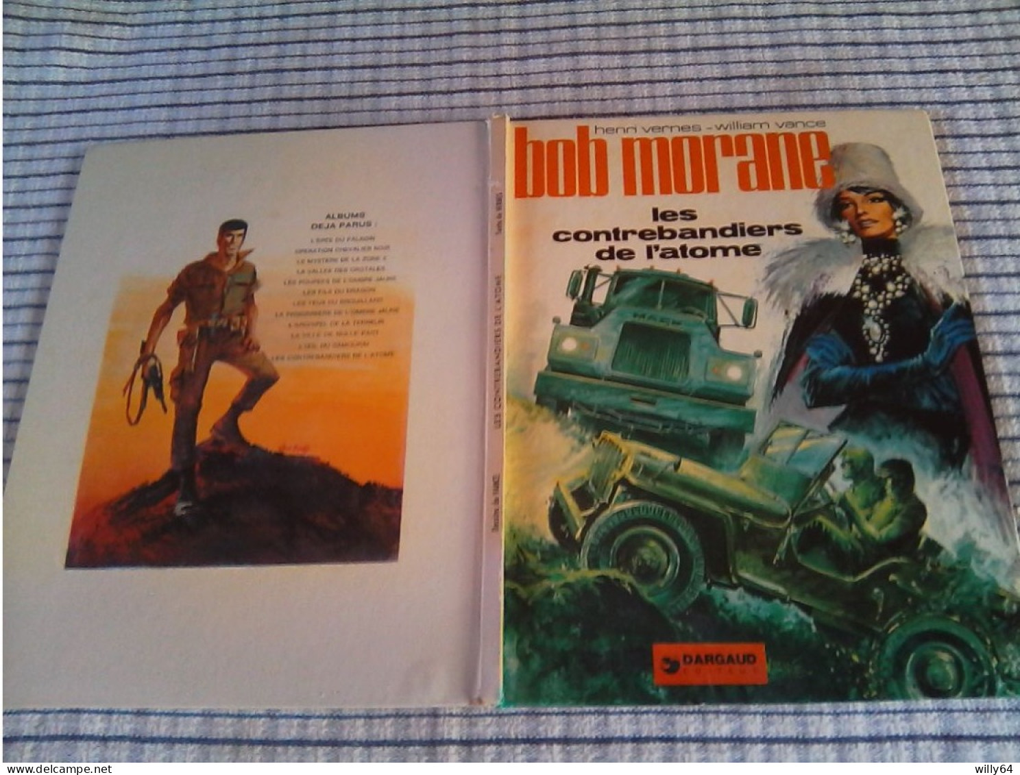 BOB MORANE    " Les Contrebandiers De L'atome "    EO 1974  DARGAUD TBE - Bob Morane