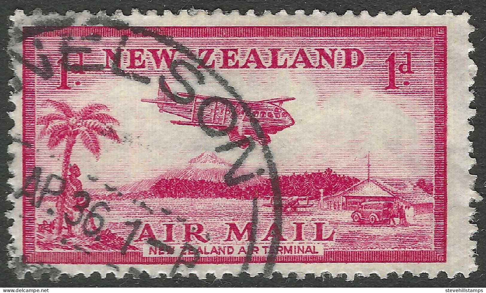 New Zealand. 1935 Air. 1d Used. SG 570 - Usati