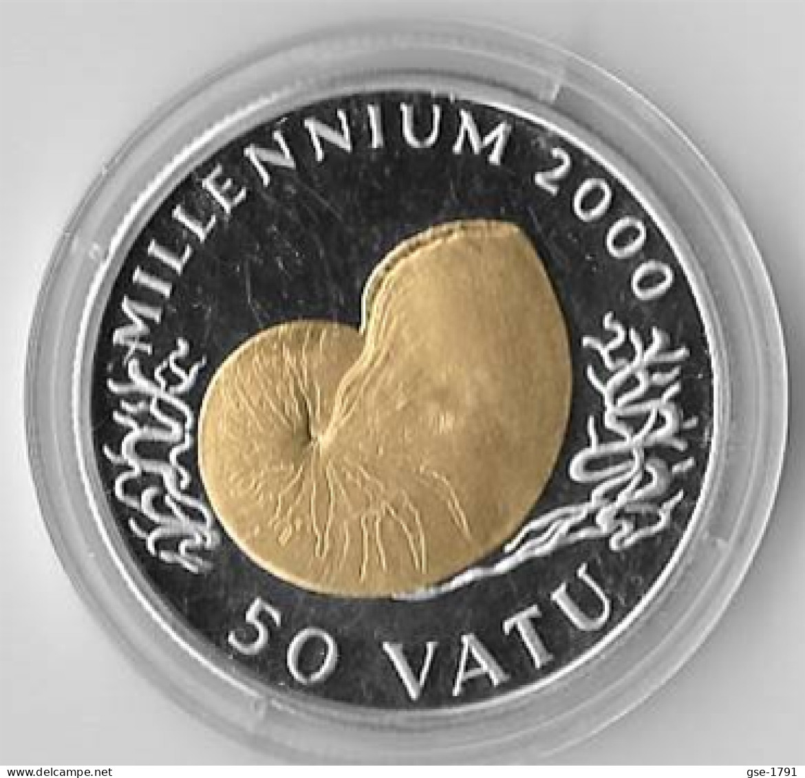 VANUATU   50 VATU MILLENIUM 2000. Année 1998  NAUTILE,  UNC - Vanuatu