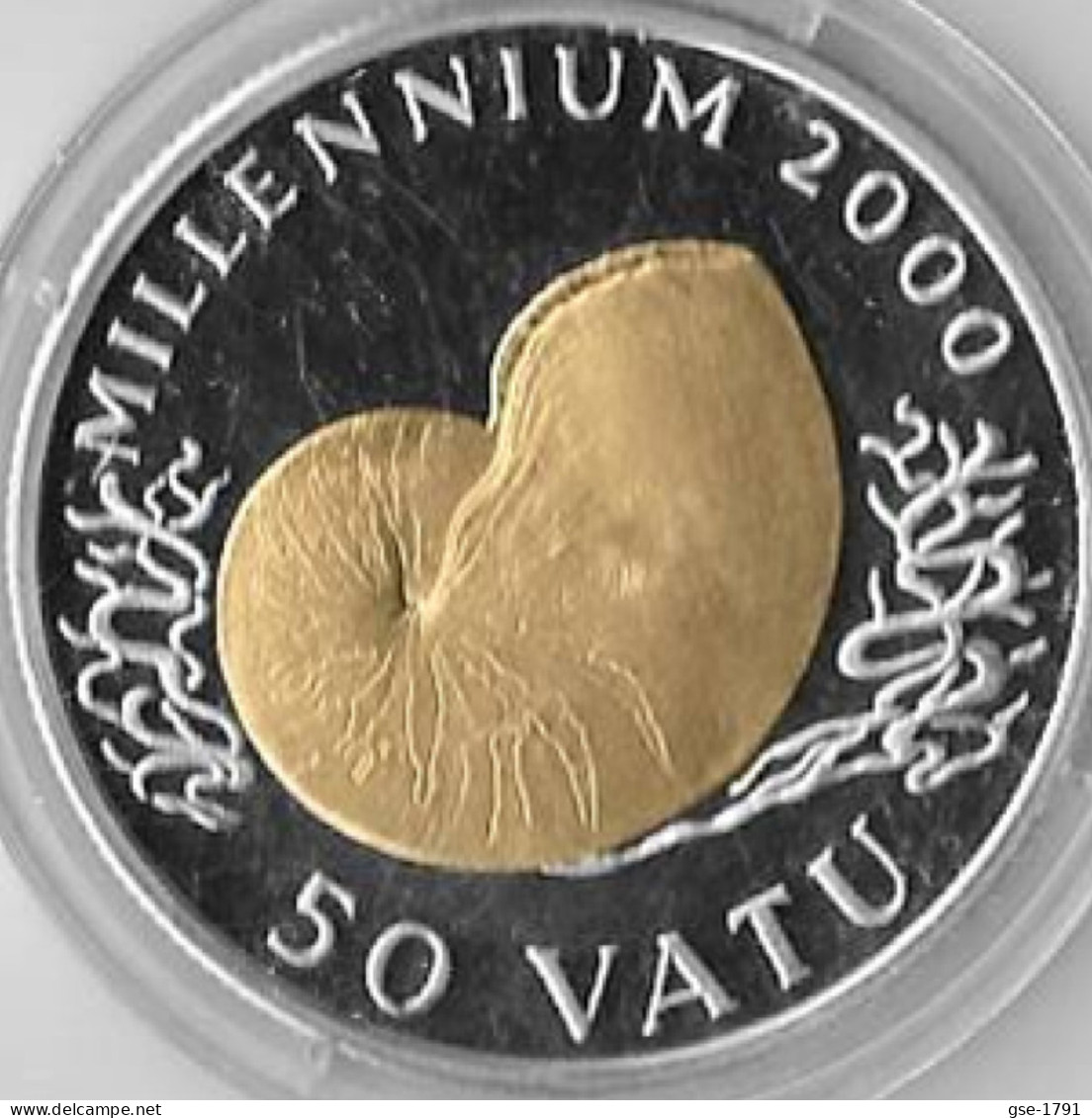 VANUATU   50 VATU MILLENIUM 2000. Année 1998  NAUTILE,  UNC - Vanuatu