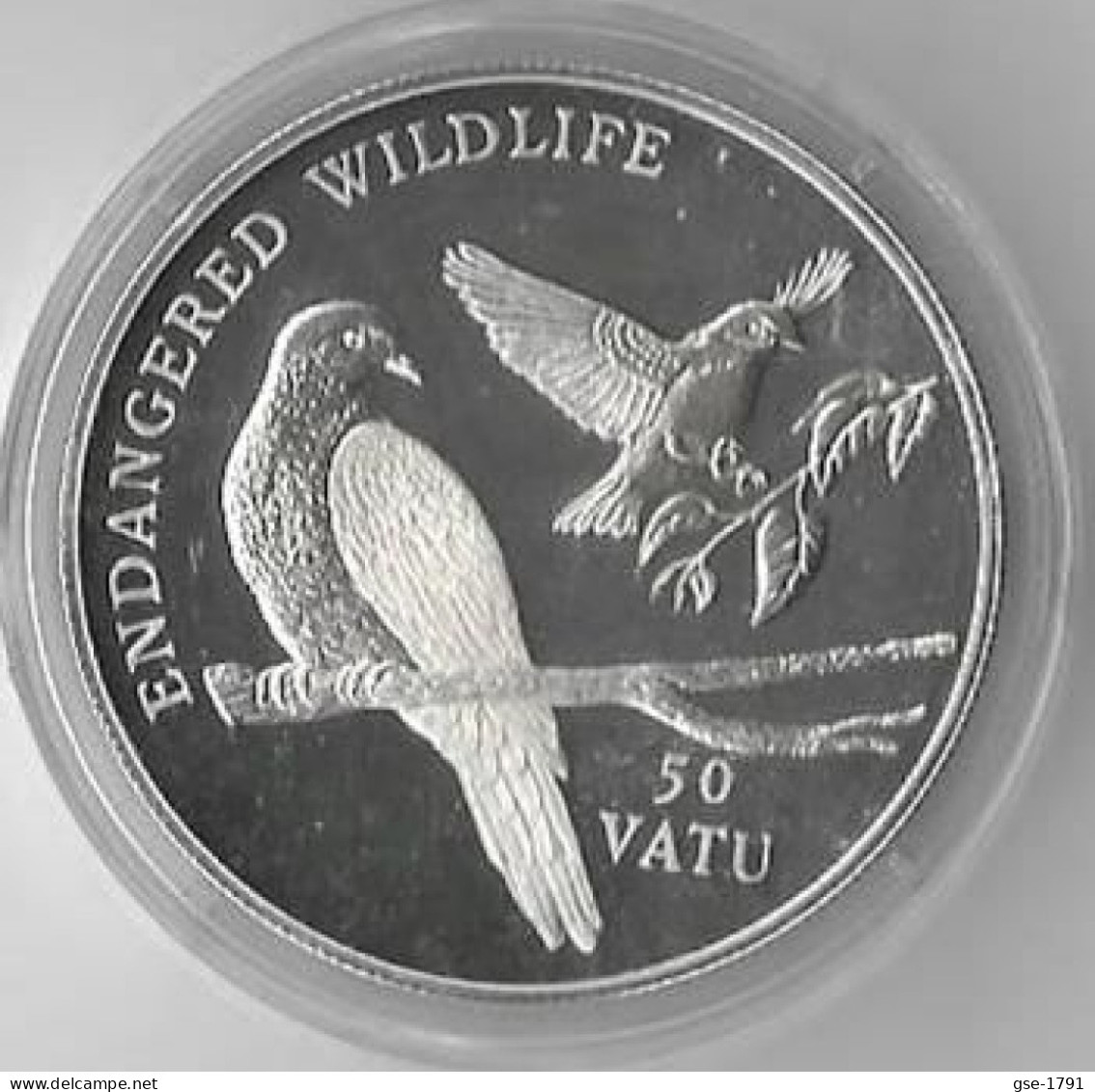 VANUATU   50 VATU ENDANGERED Wild Life. Année 1992  OISEAUX  UNC - Vanuatu