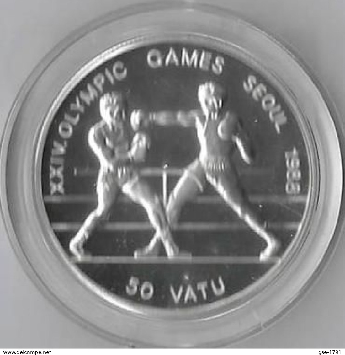 VANUATU   50 VATU Jeux SEOUL Année 1988  La Boxe  UNC - Vanuatu