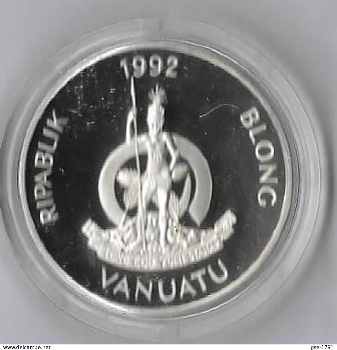 VANUATU   50 VATU Jeux Olympiques Année 1992 Le Canoë  UNC - Vanuatu