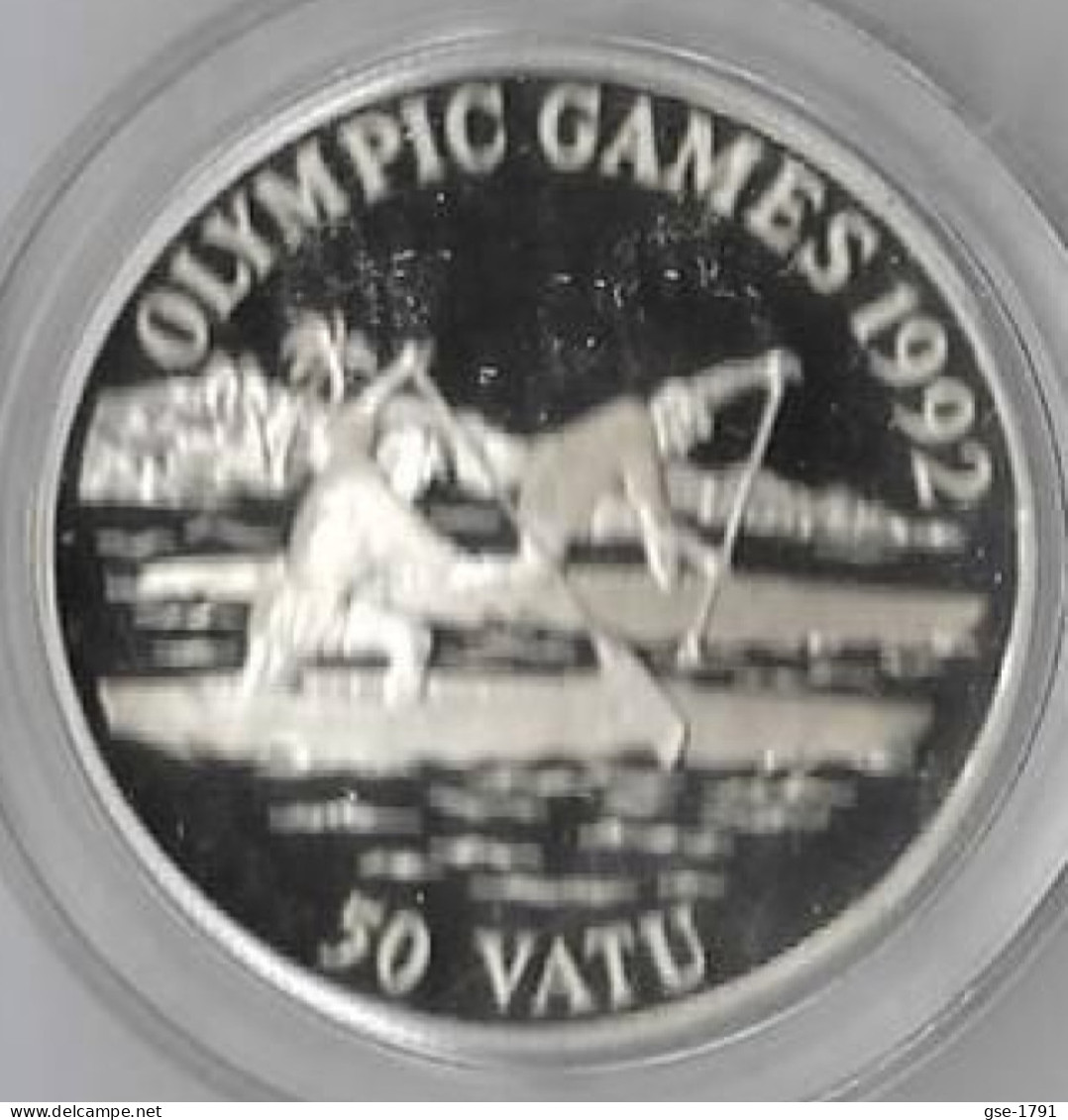VANUATU   50 VATU Jeux Olympiques Année 1992 Le Canoë  UNC - Vanuatu
