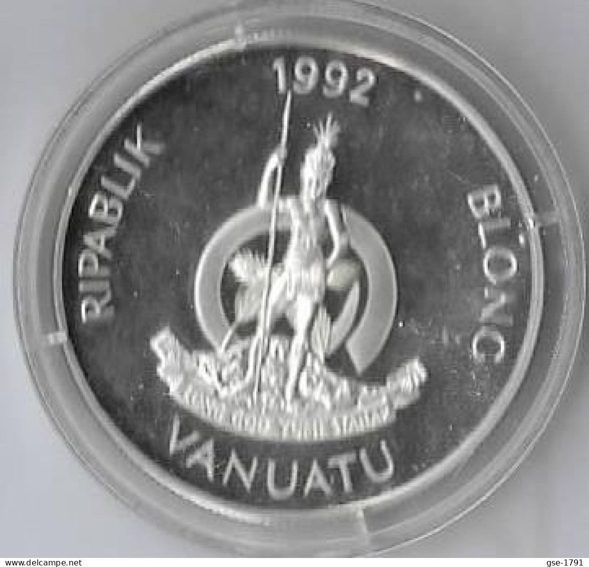 VANUATU   50 VATU Fernando De QUIROS Année 1992 .De QUIROS Agenouillé Fernando De Quiros UNC - Vanuatu