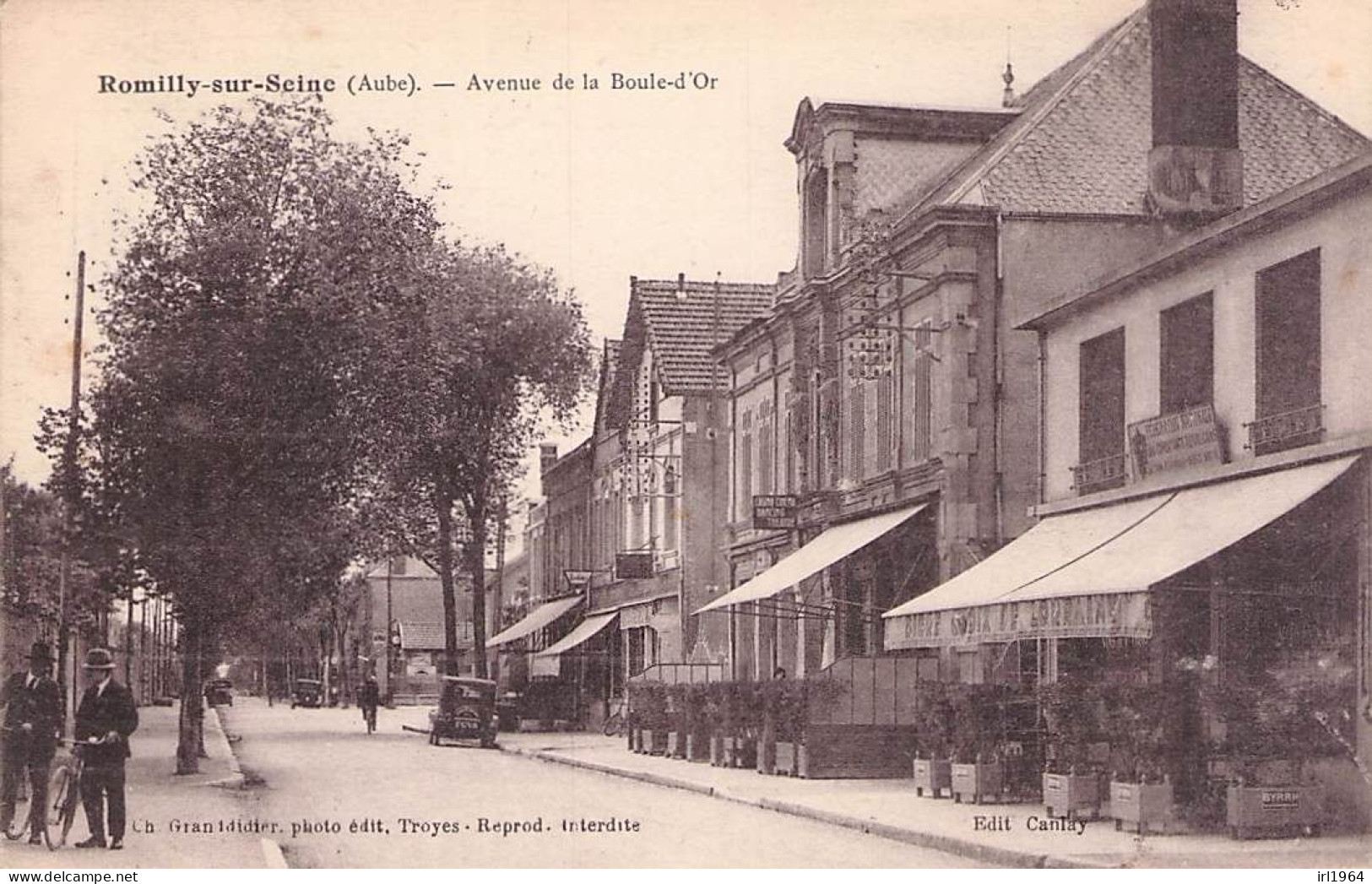 ROMILLY SUR SEINE AVENUE DE LA BOULE D'OR 1934 - Romilly-sur-Seine