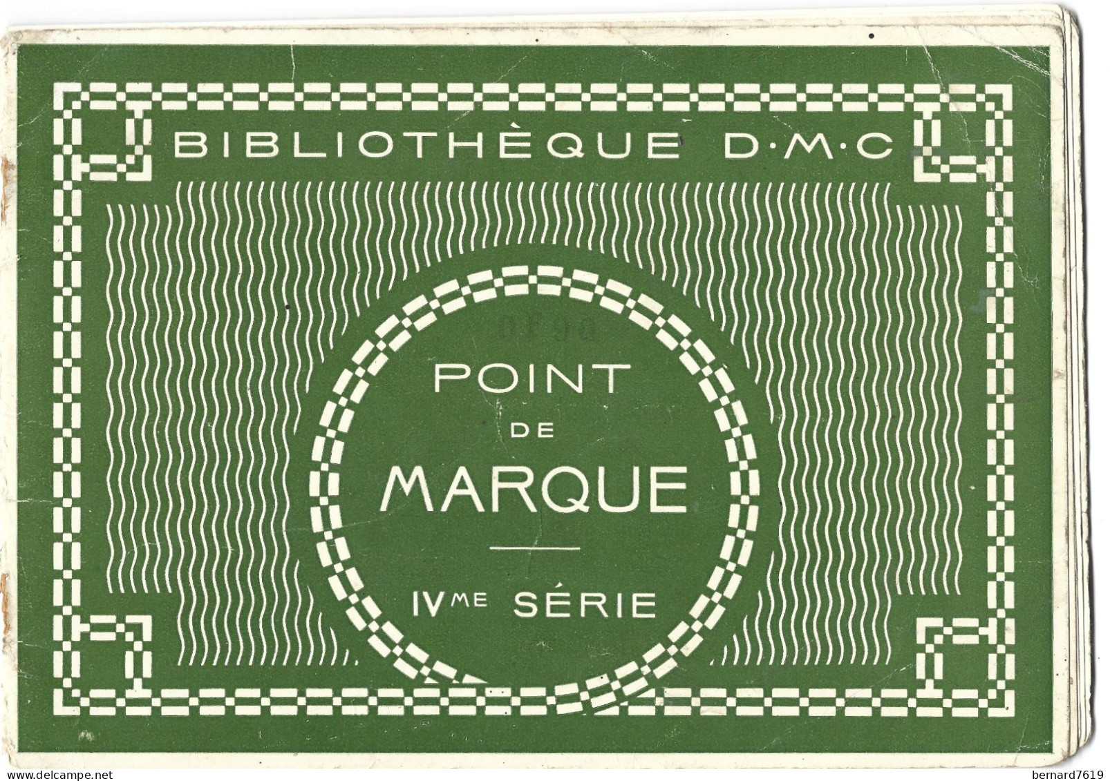 Livret Dessins  De Broderie  - Point De Marque Bibliotheque D.M.C - Societe  Dollfus - Mieg  Et Cie - Mulhouse - Belfort - Scrapbooking