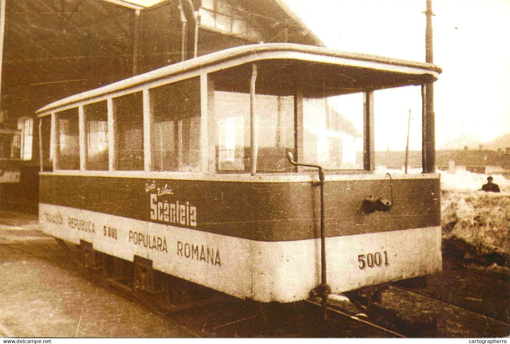Romania Bucuresti Surface Public Transport Tram 1950 V51 - Bus & Autocars