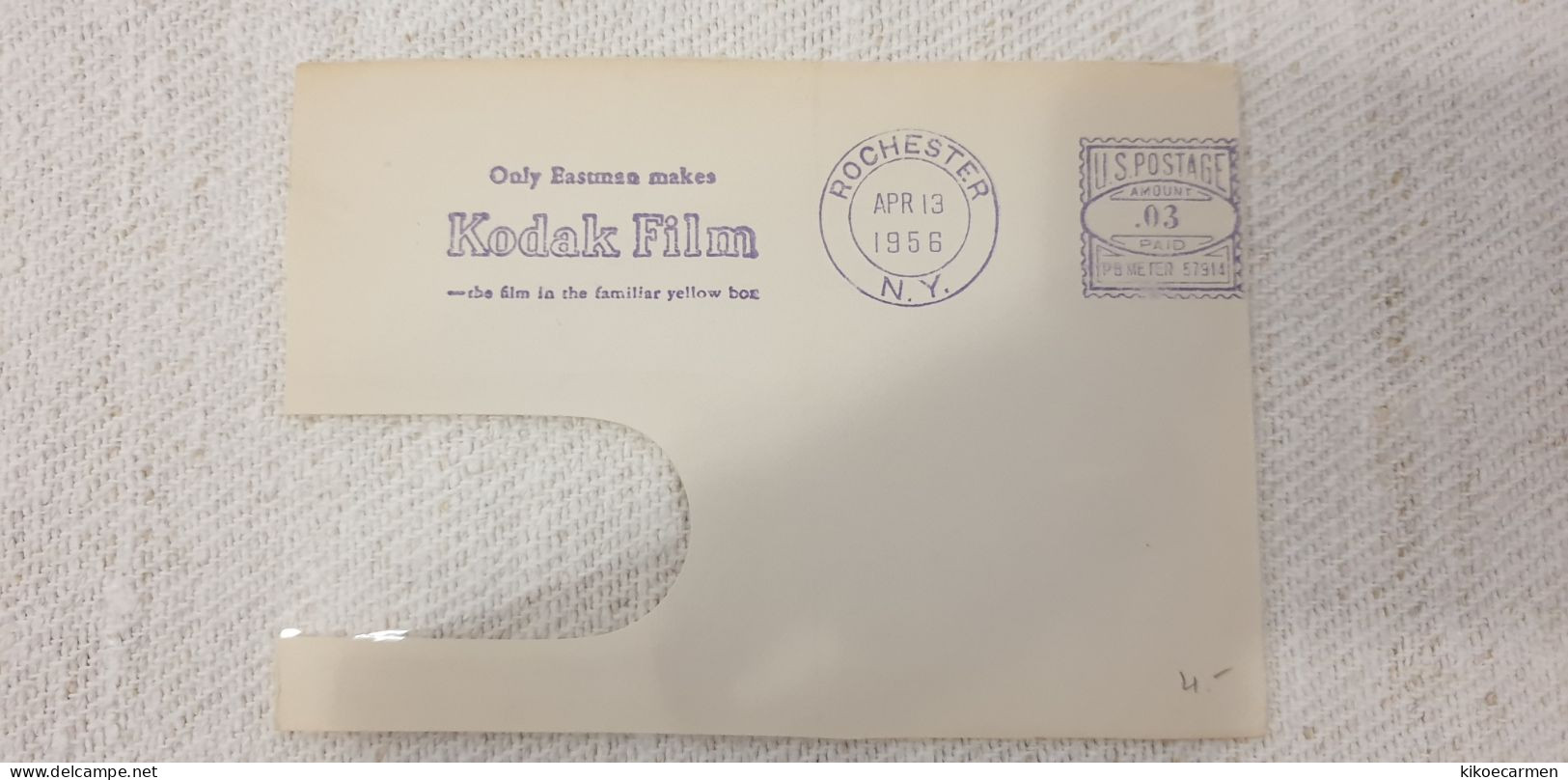 1956 Only EASTMAN Makes KODAK FILM Photo PHOTOGRAPHY Foto CAMERA Usa Rochester Meter Ema Am - Fotografía