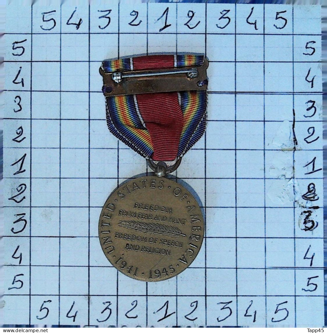 Médailles & Décorations > Médaille militaire  World War II   > Réf:Cl USA P 6/ 2