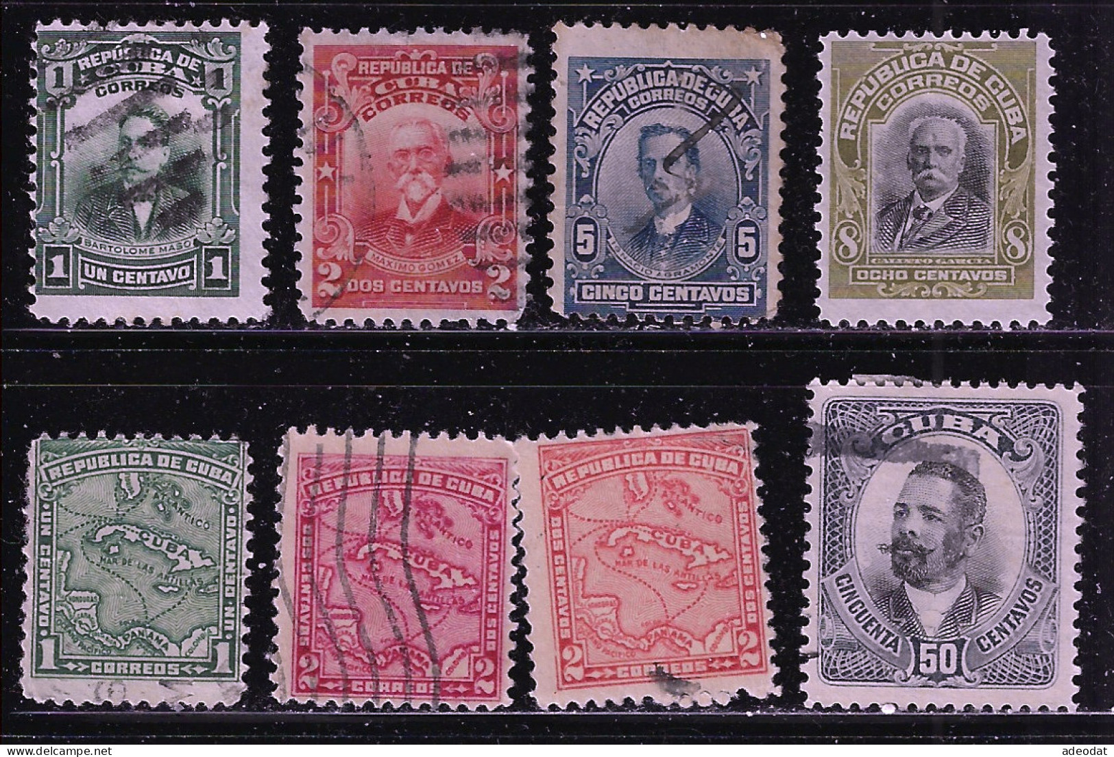 CUBA 1910-1917 SCOTT 239...270 CANCELLED - Used Stamps