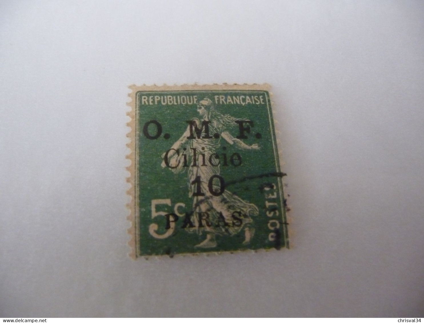 TIMBRE  CILICIE    N  81   COTE  2,00  EUROS   OBLITERE - Gebraucht