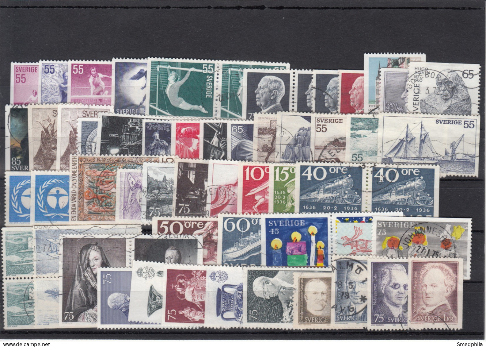 Sweden 1972 - Full Year Used - Années Complètes