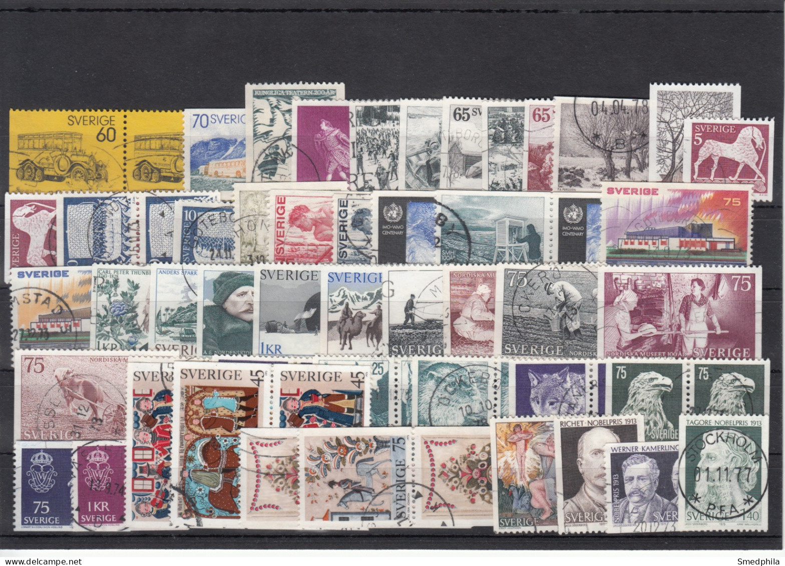 Sweden 1973 - Full Year Used - Annate Complete